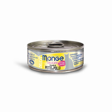 Monge Chicken breast Wet Food For Cats 鮮味雞肉系列-純鮮雞肉貓罐頭 80g X 24 罐